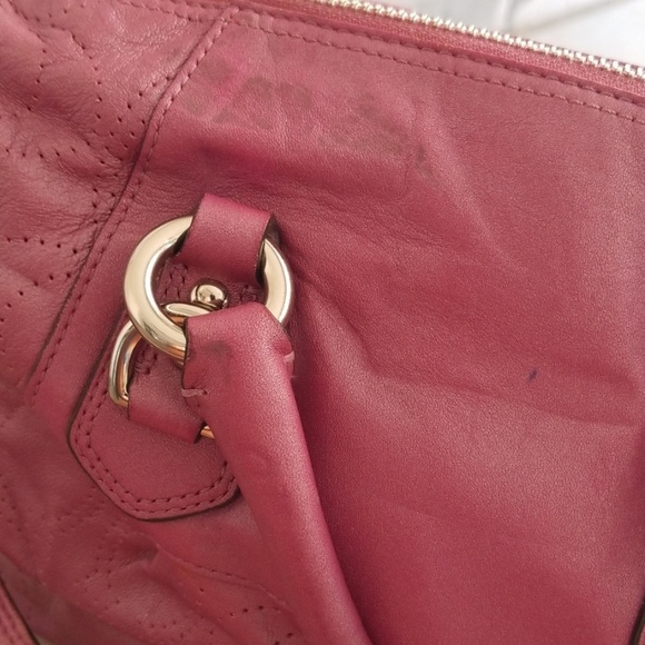 Vintage Coach Ashley Satchel - Rare Magenta C1182-F17130 - Picture 8 of 8